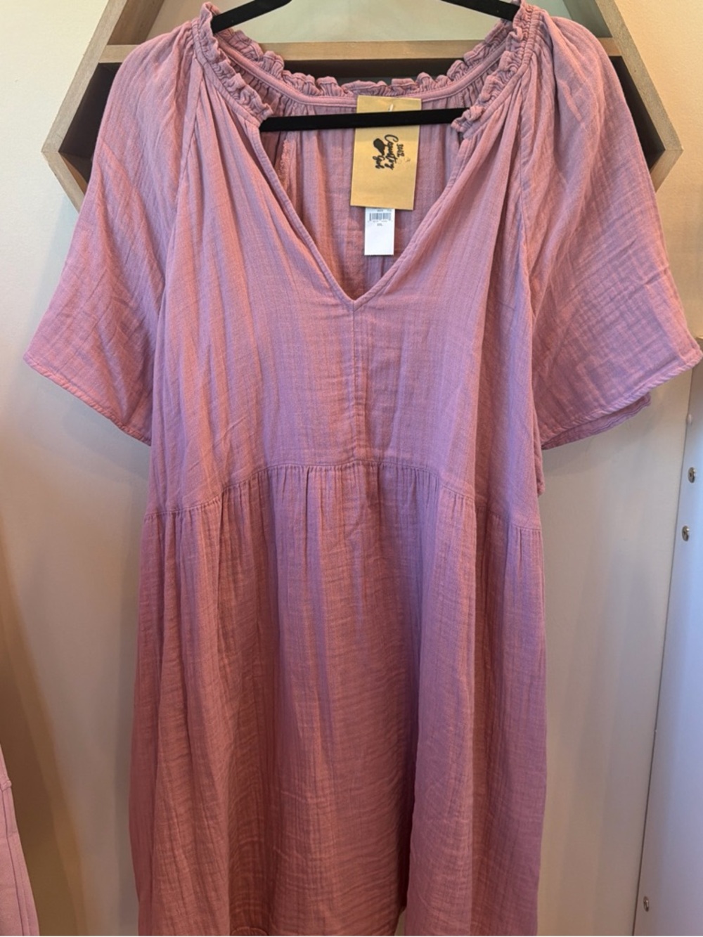 Old Navy with pockets Women's  V-Neck Babydoll Dress
